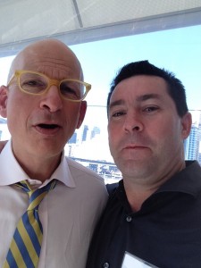 Seth Godin and I putting on our serious business faces!