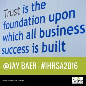 Jay Baer Trust Slide